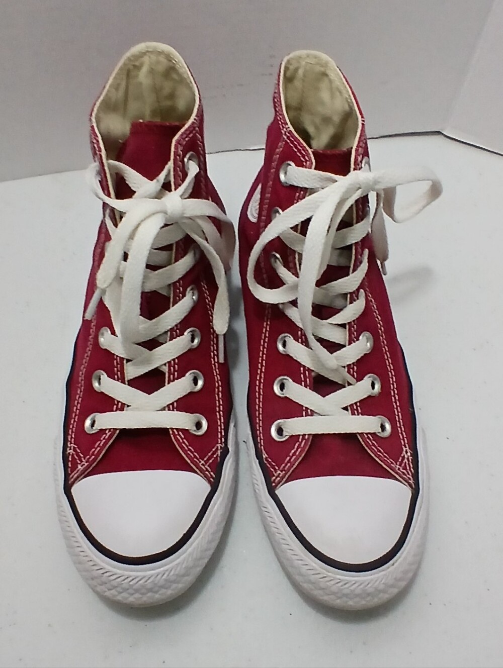 Converse Womens 7 Chuck  Top Maroon Burgundy Wine Mens 5 M9613 Exc Condition